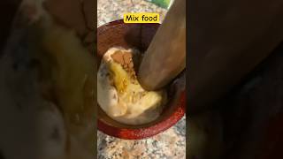 Mix Food Ep.11✅Durian+milk🥛+ Milo+Chocolate Sauce+ 🌈sprinkles =😋👍🏻 #durian #milk #milo #mixfood