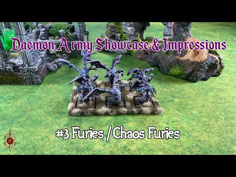 DRW - Building my Daemon army #3 - Furies / Chaos Furies (including first impressions)