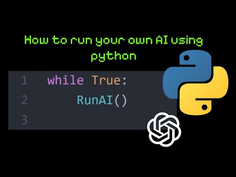 How to make an AI using python