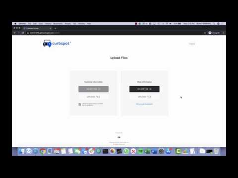 Setting up your stores with a CSV file