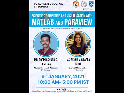 Scientific Computing and Visualisation with MATLAB and ParaView - Session 2