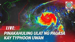 LIVE: PAGASA gives latest update on Typhoon #UwanPH as of 11:30 AM | November 8