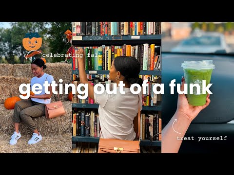 Resetting my mood for fall | Comfort hobbies 🧘🏽‍♀️, book time 📖, shopping 🛍