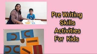 Pre Writing Skill Activities for Kids ....