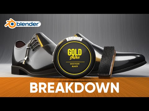 Breakdown | 3D Product Animation in Blender and After effects | Shoe Polish | Rendered with eevee.
