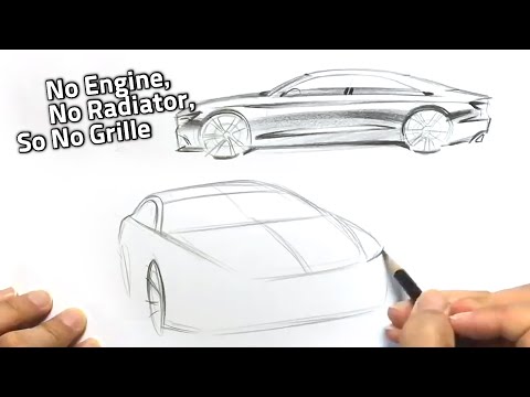 Electric vehicle with no Radiator grille?