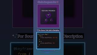 Circle Progress Bar 🔥 | CSS | Day 20 #shorts