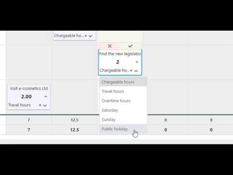 Timesheet - Comidor v5