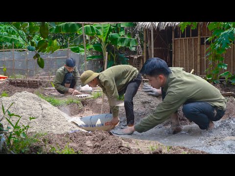 Living off the grid 100 days of renovating the garden to create a cool water stream