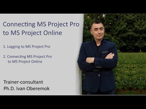 Connecting MS Project Pro to MS Project Online