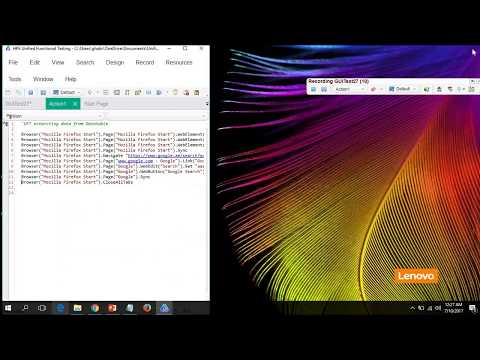 UFT QTP working with data table- Part 1