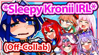 HoloEN Can't Stop Laughing at Sleepy Kronii IRL 【Hololive】