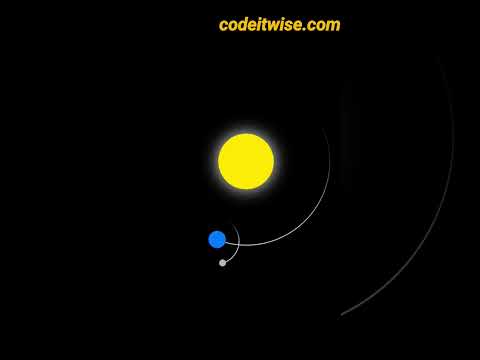 Solar System using html & css only 🤯😮 #webdevelopment #htmlcss #coding