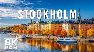 Stockholm 8K UHD – Explore Historic Streets, Modern Design, and Waterfront Charm