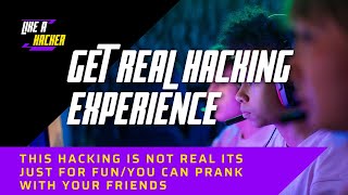 Get Real Hacking Experience / Geektyper / Little King Of Mod