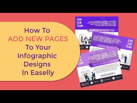 How to Add New Pages to Your Infographic Design in Easelly