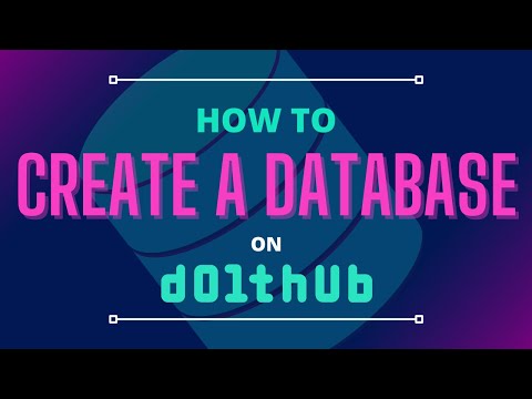 Create a database on DoltHub