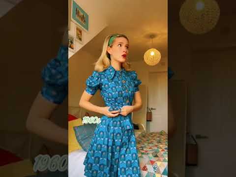 Decades outfits💫🧡 dresses made by me🧵👼🏼 #shorts #decades #sewing #sew #vintage