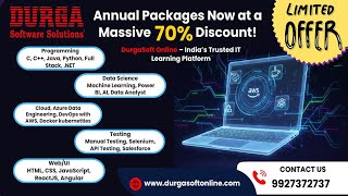 Learn Anytime, Anywhere with DURGASOFT Online !