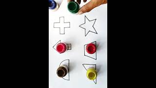 Shapes for kids, learn shapes, shapes drawing, preschool learning #shapes #drawing