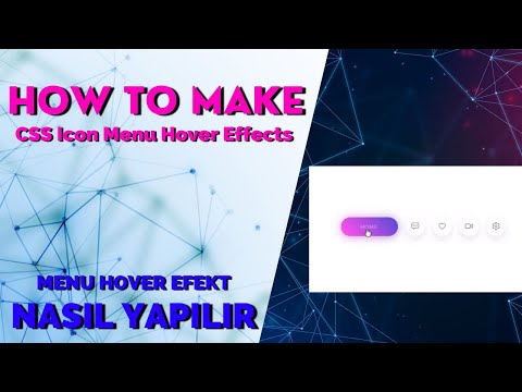 CSS Icon Hover Effects With Text And Gradient Drop Shadow Hover Menu (Cool Menu) - Subscribe Please