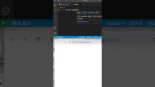 Print a String in JavaScript-JS basic for Indian Students #webdevelopment #javascript #html #shorts
