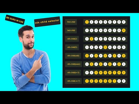 Be Guru In CSS: First Child, Last Child And nth child selector Attribute | CSS Tutorial
