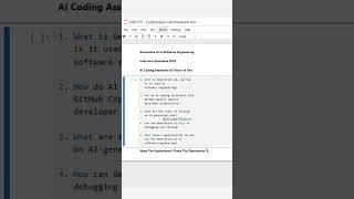 Generative AI in Software Engineering Interview Questions 2025 AI Coding Assistants & Future of Dev