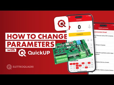 How to change MP2N board parameters with the QuickUP app • Elettroquadri