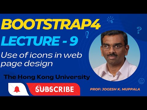 Lecture #10 || Use of Icon Fonts in web Page || Bootstrap_4 Tutorials
