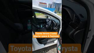 Toyota Innova Crysta 2025 Interior Space and features #automobile #car #innovacrysta #features