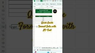 Quick Guide - Format Data with IF +Text‼️#excel #exceltips #excelfunction