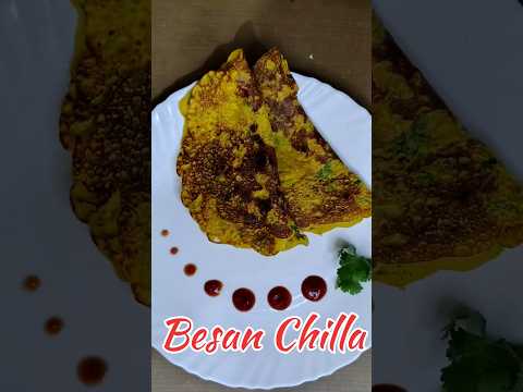 बेसन चिल्ला | Healthy besan chilla| #besanchila #besan #healthy #cooking @Therealrecipebycouple