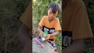 Survival Skills: SMART idea and USEFUL with toothpaste Remix🔥#bushcraft #camping #outdoors