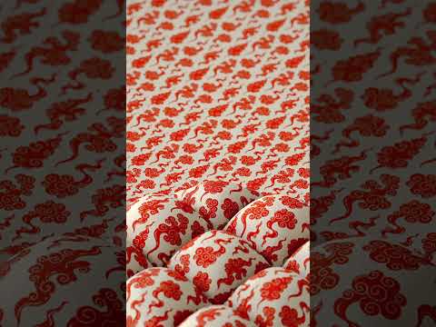 Cloth Inflation Animation - Oriental Cloud Texture ☁️ #blender #animation  #3danimation #3dart