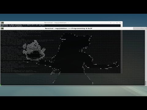 Live ASCII Art via Linux Terminal