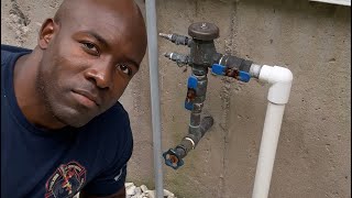 How to Blow Out Your Irrigation System | Winterize #shorts