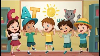 Learn To Spell 2 And 3 Letter Words For Kids. Kids Learning To Spell Words. Nursery Song
