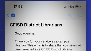 Dozens of Cy-Fair ISD librarians fired over email sent after business hours