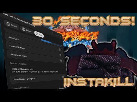 30 SECOND REAPER // OP Fire Force Script // 120 Reaper Kills A Hour