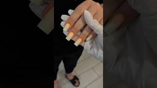 Sunset Gradient Nails Tutorial SO Vibrant #nails