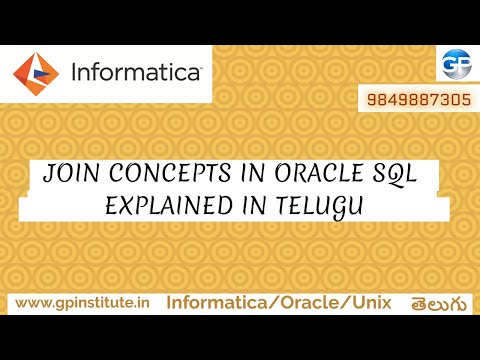 JOINS IN ORACLE SQL IN TELUGU INFORMATICA CLASSES INTERVIEW QUESTONS