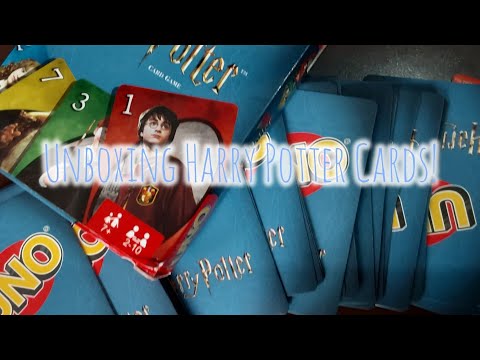 Unboxing My New ✨️HARRY POTTER✨️ UNO Cards!🪄