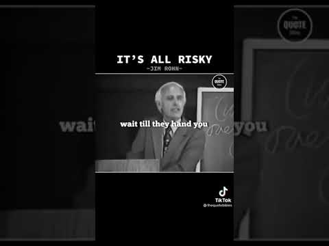 It's all Risky  | Jim Rohn #shorts