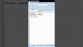 addition of space in concatenation formula in excel