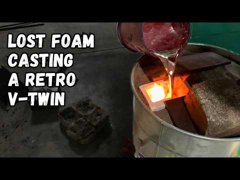 Casting and Machining a Retro V-Twin