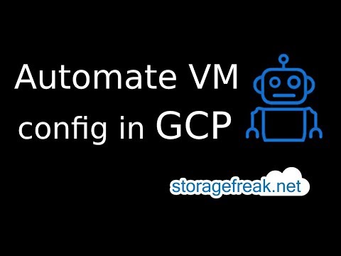 Automate VM configuration in Google Cloud
