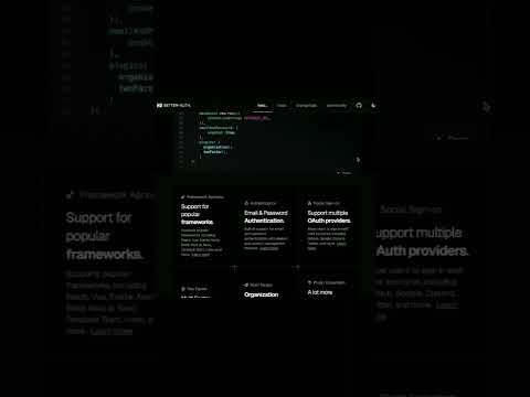 Better-Auth For Next.js #coding #programming #typescript