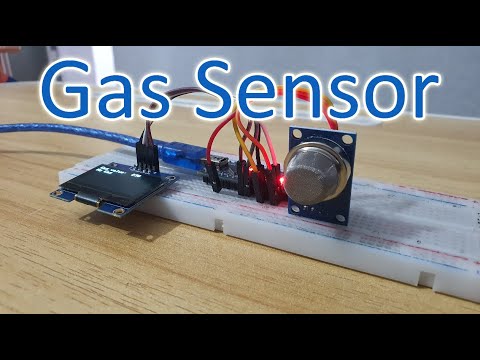 MQ2 Gas Sensor with oled display