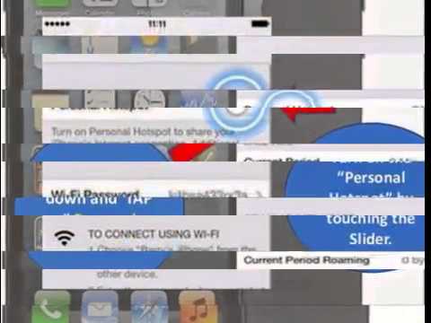 How to share internet with your computer in Apple iPhone 5